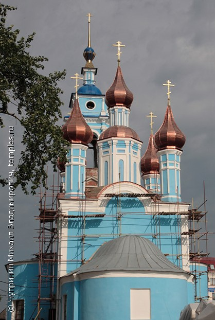 Храм в честь Успения Пресвятой Богородицы в Калуге, где служил псаломщиком мученик Аполлон Бабичев