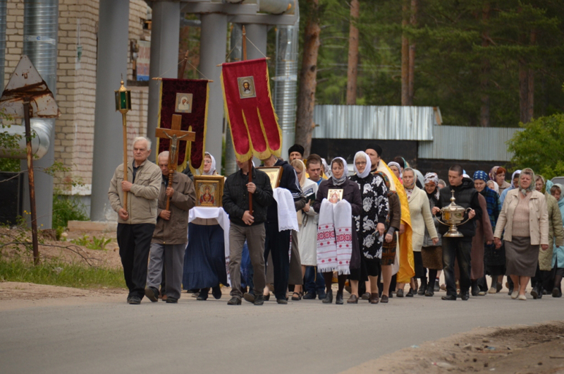 Крестный ход в Савинском